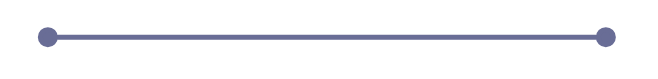 purple-line A linear diagram with two labeled endpoints, connected by a straight line. The line represents a moment connection. Simple and technical illustration.